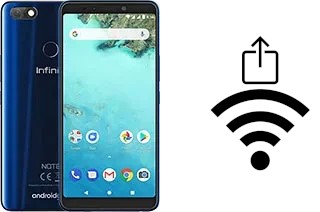 Generar QR con la clave Wifi en un Infinix Note 5