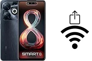 Generar QR con la clave Wifi en un Infinix Smart 8 (India)