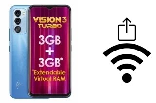 Generar QR con la clave Wifi en un itel Vision 3 Turbo