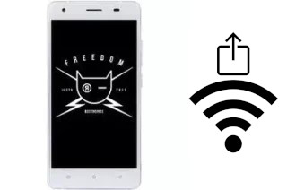 Generar QR con la clave Wifi en un Just5 Freedom M303