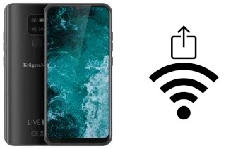 Cómo generar un código QR con la contraseña Wifi en un Kruger-Matz LIVE 8