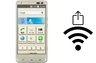 Generar QR con la clave Wifi en un Kyocera Basio 3