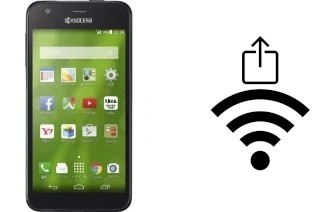 Generar QR con la clave Wifi en un Kyocera DIGNO C