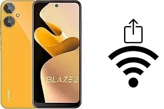 Generar QR con la clave Wifi en un Lava Blaze 2