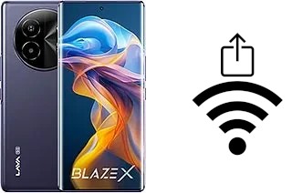 Cómo generar un código QR con la contraseña Wifi en un Lava Blaze X