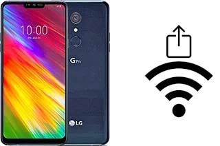 Generar QR con la clave Wifi en un LG G7 Fit