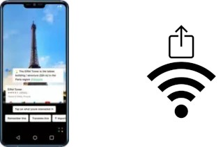 Generar QR con la clave Wifi en un LG G7+ ThinQ