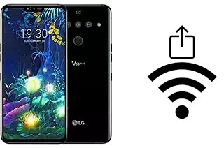 Generar QR con la clave Wifi en un LG V50 ThinQ 5G