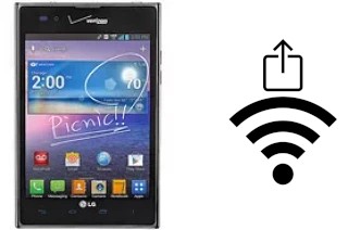 Generar QR con la clave Wifi en un LG Intuition VS950