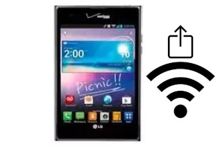 Generar QR con la clave Wifi en un LG Intuition