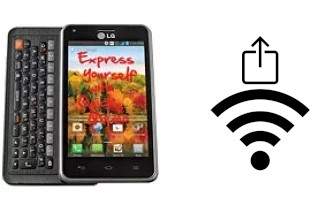 Generar QR con la clave Wifi en un LG Mach LS860