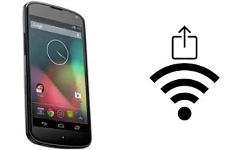 Generar QR con la clave Wifi en un LG Nexus 4 E960