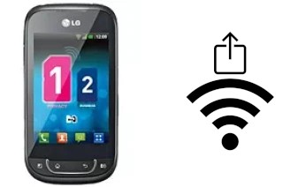 Generar QR con la clave Wifi en un LG Optimus Net Dual