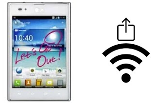 Generar QR con la clave Wifi en un LG Optimus Vu P895