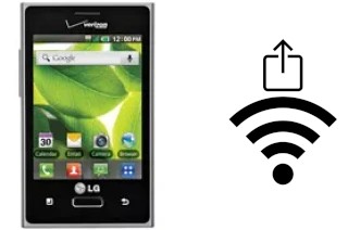 Generar QR con la clave Wifi en un LG Optimus Zone VS410