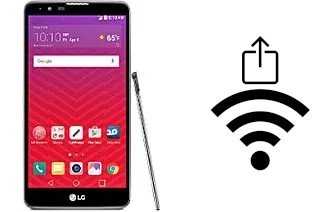 Generar QR con la clave Wifi en un LG Stylo 2