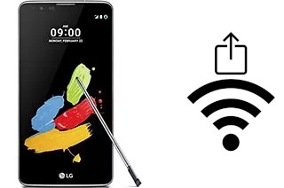 Generar QR con la clave Wifi en un LG Stylus 2