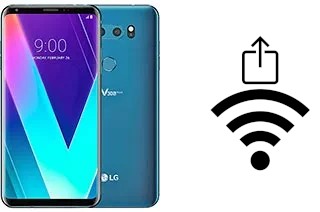 Generar QR con la clave Wifi en un LG V30S ThinQ