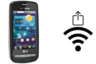 Generar QR con la clave Wifi en un LG Vortex VS660