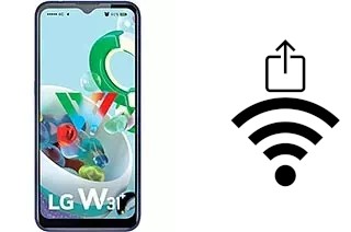 Generar QR con la clave Wifi en un LG W31+