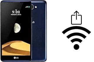 Generar QR con la clave Wifi en un LG X max