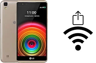 Generar QR con la clave Wifi en un LG X power