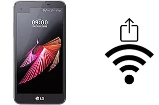 Generar QR con la clave Wifi en un LG X screen