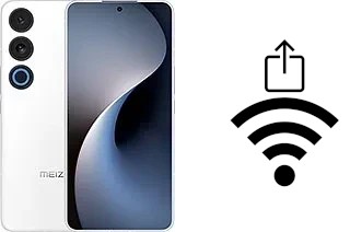 Generar QR con la clave Wifi en un Meizu 21 Note