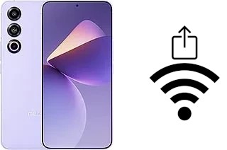 Generar QR con la clave Wifi en un Meizu 21