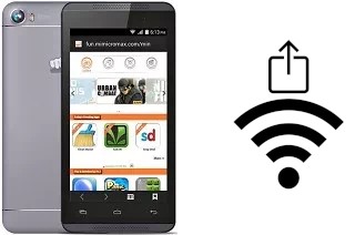 Generar QR con la clave Wifi en un Micromax Canvas Fire 4 A107