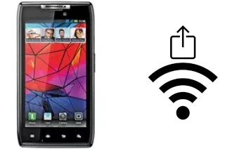 Generar QR con la clave Wifi en un Motorola RAZR XT910