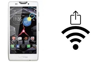 Generar QR con la clave Wifi en un Motorola DROID RAZR HD