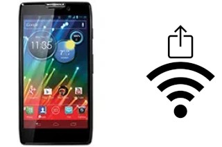 Generar QR con la clave Wifi en un Motorola RAZR HD XT925