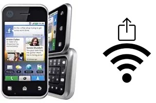 Generar QR con la clave Wifi en un Motorola BACKFLIP