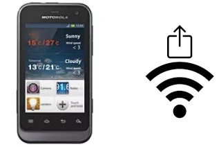 Generar QR con la clave Wifi en un Motorola Defy Mini XT320