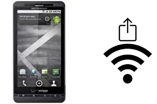 Generar QR con la clave Wifi en un Motorola DROID X