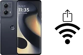 Cómo generar un código QR con la contraseña Wifi en un Motorola Edge (2024)