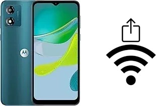 Generar QR con la clave Wifi en un Motorola Moto E13