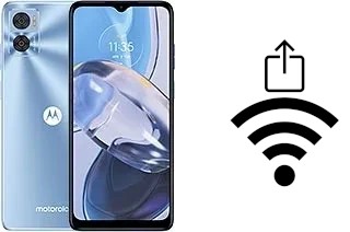 Cómo generar un código QR con la contraseña Wifi en un Motorola Moto E22