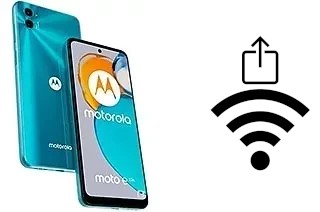 Generar QR con la clave Wifi en un Motorola Moto E22s