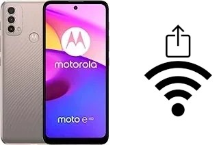 Generar QR con la clave Wifi en un Motorola Moto E40