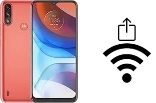 Generar QR con la clave Wifi en un Motorola Moto E7i Power