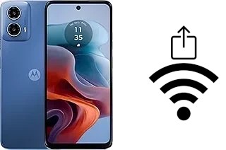 Generar QR con la clave Wifi en un Motorola Moto G34