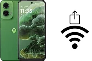 Cómo generar un código QR con la contraseña Wifi en un Motorola Moto G35