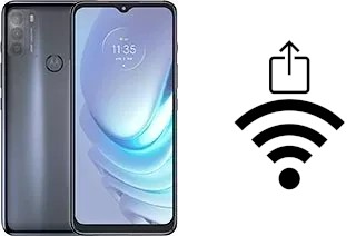 Generar QR con la clave Wifi en un Motorola Moto G50