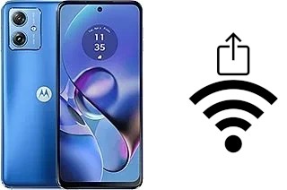 Cómo generar un código QR con la contraseña Wifi en un Motorola Moto G64