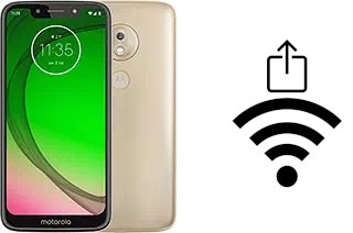 Generar QR con la clave Wifi en un Motorola Moto G7 Play