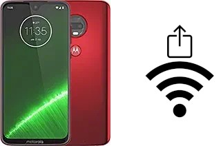 Generar QR con la clave Wifi en un Motorola Moto G7 Plus