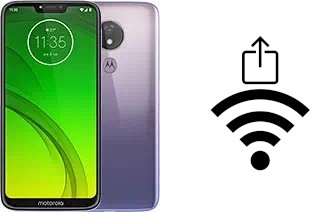 Generar QR con la clave Wifi en un Motorola Moto G7 Power