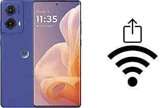 Cómo generar un código QR con la contraseña Wifi en un Motorola Moto G85